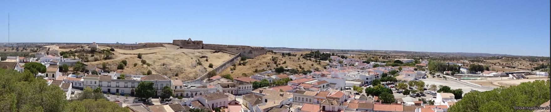 Aussicht von der Burg von Castro Marim: Aussicht von der Burg von Castro Marim