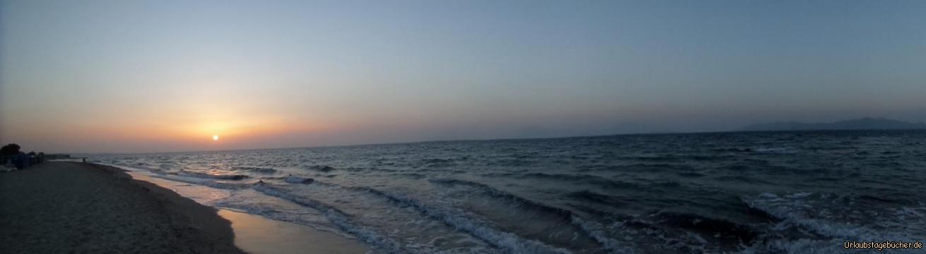 Sonnenuntergangsstimmung in Marmari: Sonnenuntergangsstimmung in Marmari