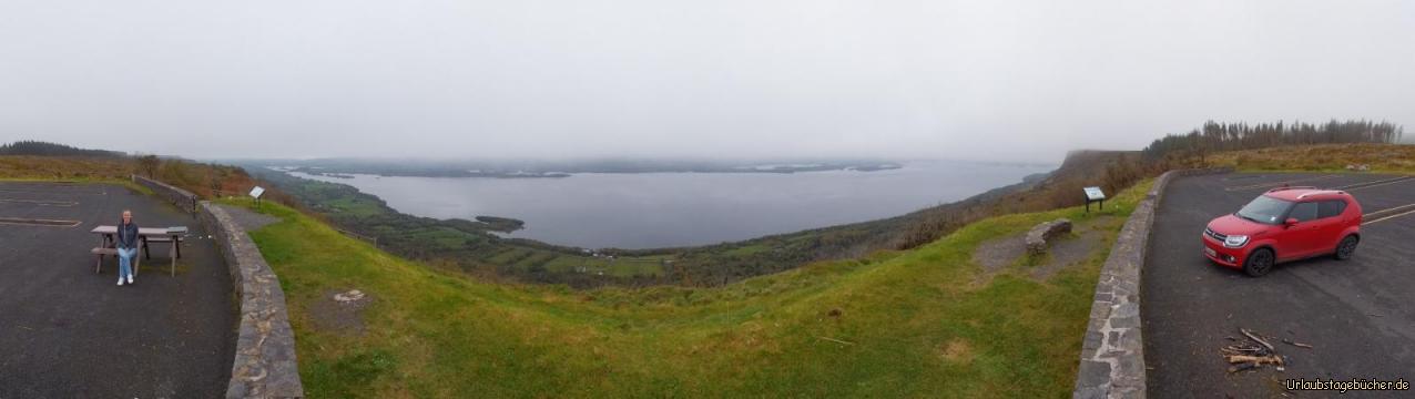 Cliffs of Magho View Point: Blick über den Lough Erne vom Cliffs of Magho View Point aus