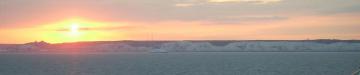Dover: Sonnenuntergang über den weißen Klippen von Dover
