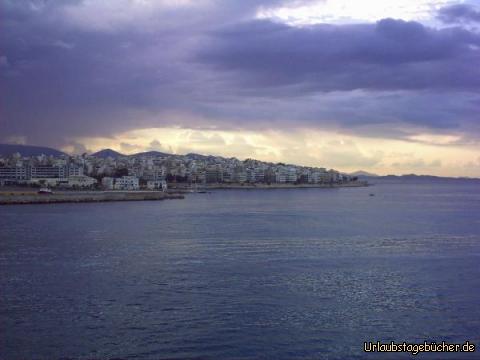 Blick zurück auf Athen: ein Blick zurück auf Athen