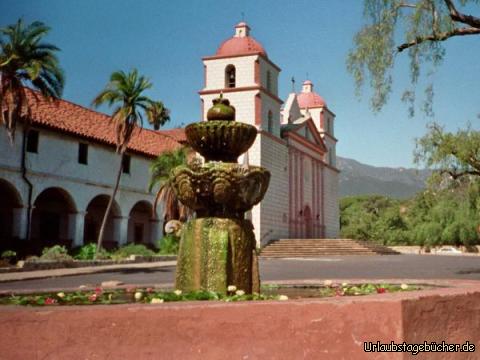 spanische Mission: eine spanische Mission in Santa Barbara