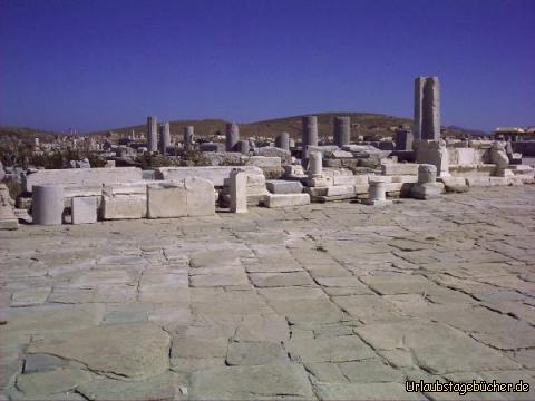 Apollentempel auf Delos: der Apollentempel auf Delos