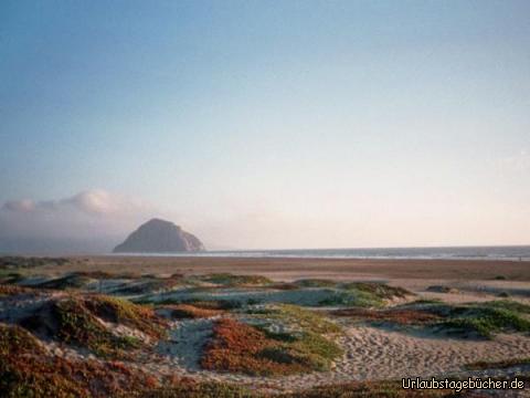 Morro Rock: der Morro Rock am Morro Beach bei Morro Bay