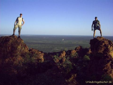 Wolfgang und ich: Wolfgang und ich auf dem Waterberg Plateau