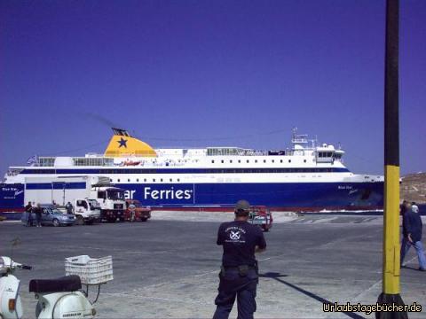 Fähre nach Santorini: unsere Fähre nach Santorini