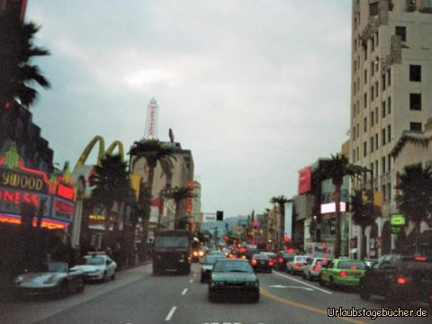 Hollywood Boulevard: der Hollywood Boulevard in Los Angeles