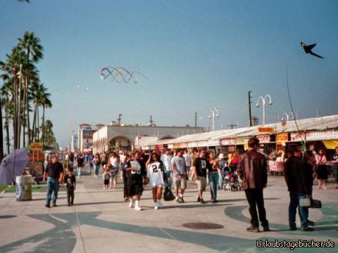 Strandpromenade: die Strandpromenade von Venice Beach