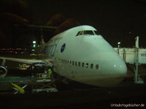 zweiter Flieger: unser Flieger von Johannesburg (Südafrika) nach Frankfurt (Deutschland)