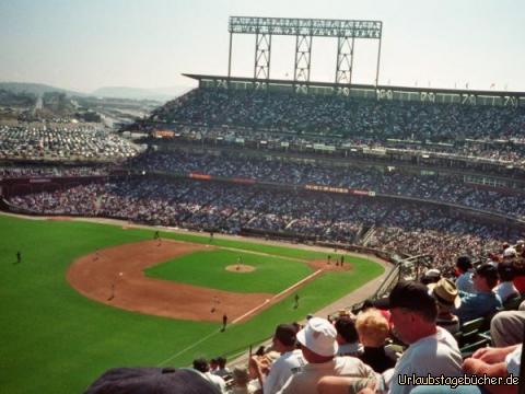 Pacific Bell Park Stadion: das Pacific Bell Park Stadion von San Francisco