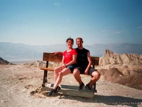 Bank: irgendjemand hat am Zabriskie Point wohl seine Bank vergessen