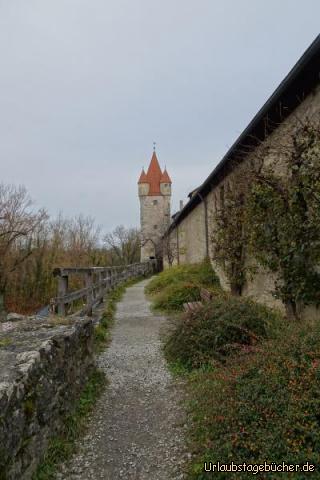 Spaziergang an der Stadtmauer Rothenburg : 