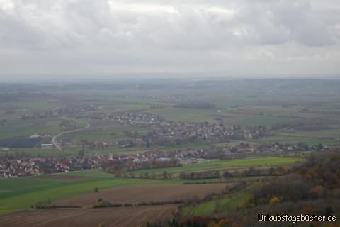 Aussicht vom Hesselberg: 