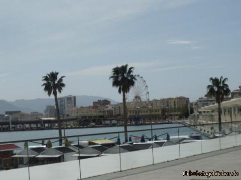 Bilder aus dem Bus bei der Stadtrundfahrt Malaga: Bilder aus dem Bus bei der Stadtrundfahrt Malaga