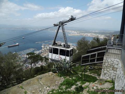 Seibahnfahrt auf Gibraltar: Seibahnfahrt auf Gibraltar