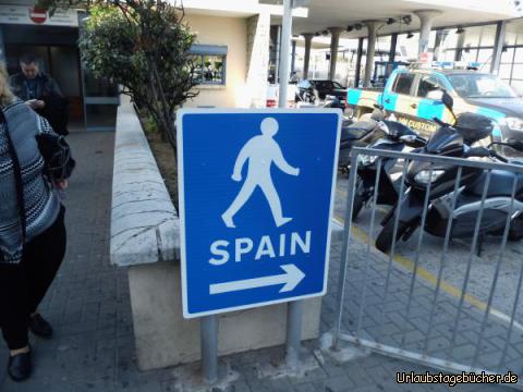 Grenze von Gibraltar nach Spanien: Grenze von Gibraltar nach Spanien