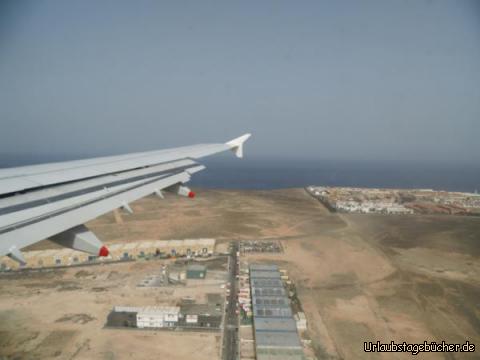 La ndeanflug Puerto de Rosario: Landeanflug Puerto de Rosario