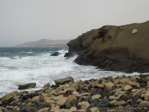 Kleine Bucht am Punta de Guadelupe: Kleine Bucht am Punta de Guadelupe