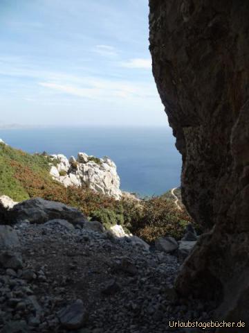 Blick aus der Höhle: Blick aus der Höhle