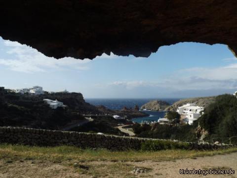 Fantastische Aussicht von der Nekropole Cala Morell: Fantastische Aussicht von der Nekropole Cala Morell