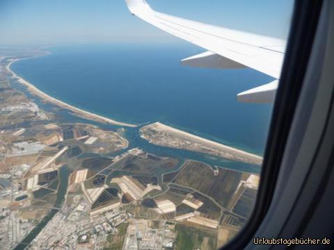 Landeanflug Faro: Landeanflug Faro
