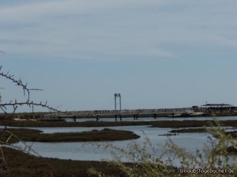Fußgängerbrücke zur Ilha Tavira: Fußgängerbrücke zur Ilha Tavira