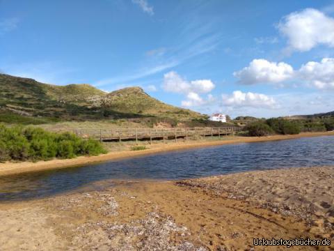 Spaziergang am Strand von Binimel-la: Spaziergang am Strand von Binimel-la