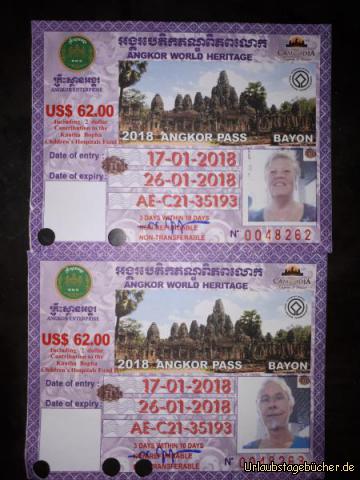 Karten für Angkor: 