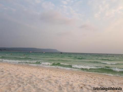 am Strand: 