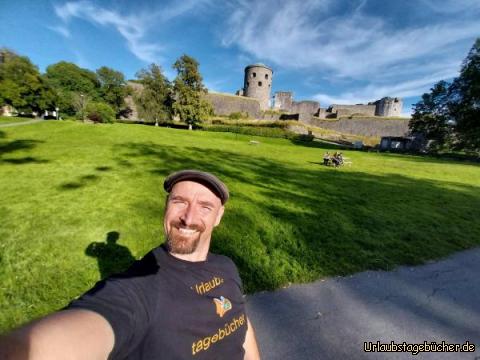 wir in Kungälv: die eindrucksvolle Festung Bohus in Kungälv ist heute nur noch eine Ruine