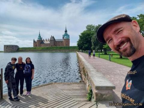 wir in Kalmar: wir besuchen das Schloss in Kalmar,
eines der besterhaltenen Renaissanceschlösser in Nordeuropa