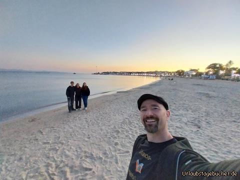 wir am Strand : Sonnenuntergang am Strand von Altınkum