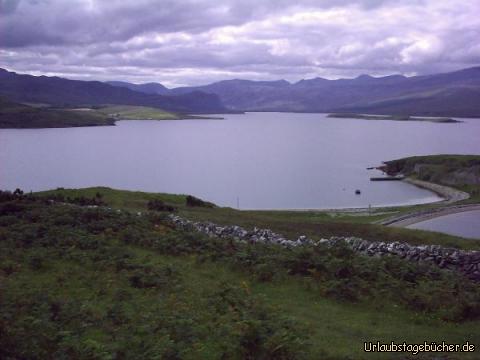 Loch Eriboll: ein Blick zurück auf den eben umrundeten Loch Eriboll