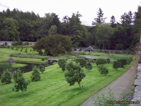 Blair Castle Garden: ein Teil des Schlossgartens von Blair Castle