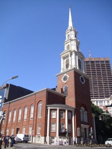 Park Street Church: die 66 m hohe Park Street Church stammt aus dem Jahr 1809