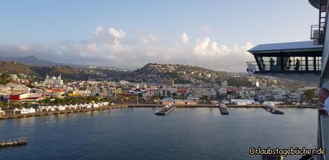 Ausblick auf Martinique: 