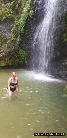 Baden im Wasserfall: 