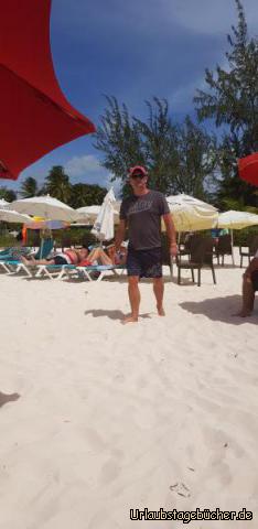 Am Strand von Barbados: 
