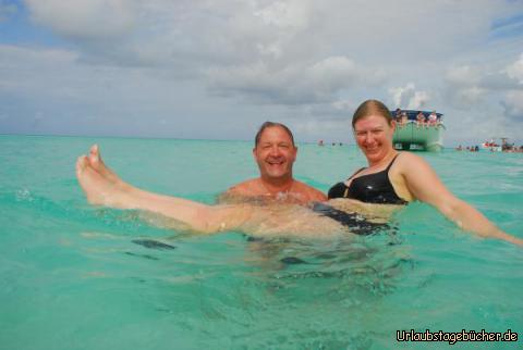 Baden in der Piscina Natural: 