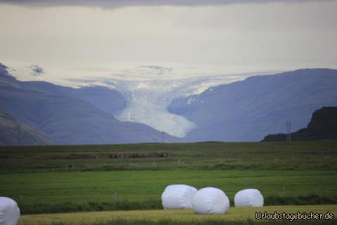 Island 2.Tag 14: Der erste Blick auf den Gletscher