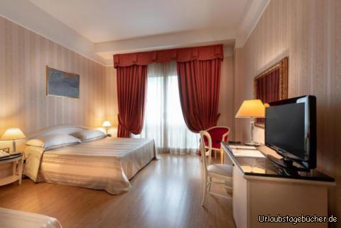Unser Hotelzimmer: Groß und geräumig, konnten es gut aushalten!