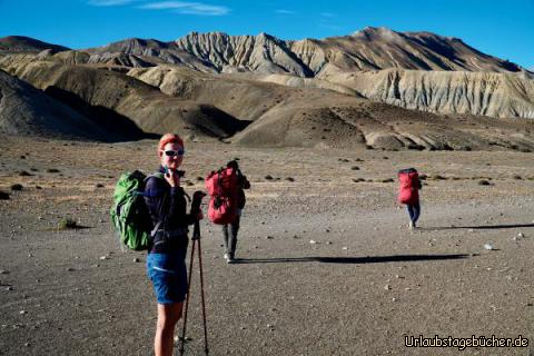 Hochplateau über dem Kali-Gandaki Tal: Hochplateau über dem Kali-Gandaki Tal