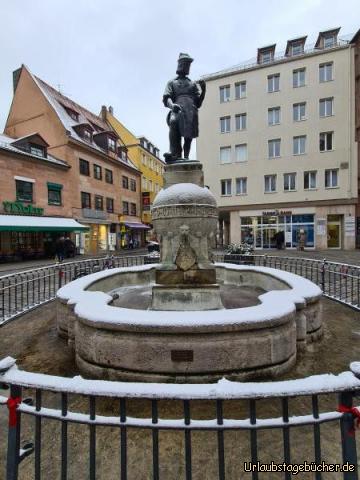 Peter-Henlein-Brunnen: Peter-Henlein-Brunnen