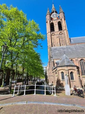 Oude Kerk mit Scheve Jan: Oude Kerk mit Scheve Jan