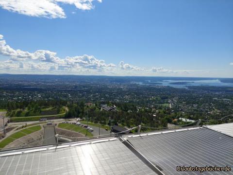 Blick auf den Oslo Fjord: Blick von der Zwischenebenen auf den Oslo Fjord.