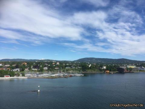 Einfahrt in Oslo Fjord: Oslo Fjord