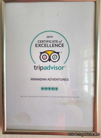 Rwandan Adventures: Wir sind am Ziel am Kivu-Lake bei dem Fahrradverleih und Tourenanbieter Rwandan Adventures!