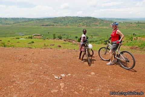Umgebung 2: Das Mädchen hat uns heute morgen eine Stunde lang begleitet