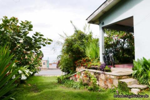 Haus 5: Der Eingangsbereich zur Straße hin gesehen