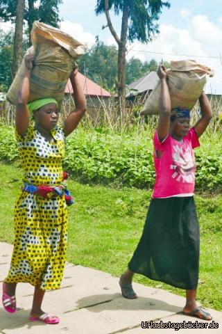 unterwegs 4: ...und die Lasten auf dem Kopf!